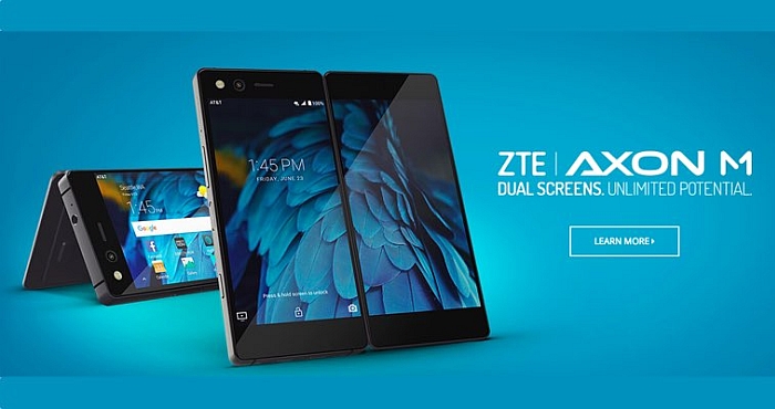 ZTE Axon M with Gorilla Glass 5